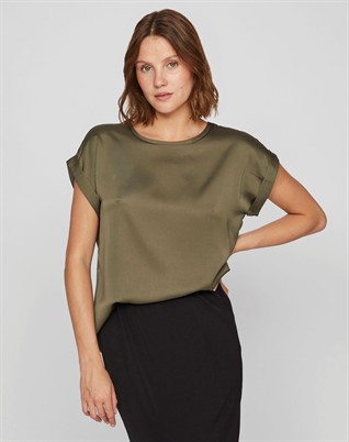 Ellette Satin Bluse